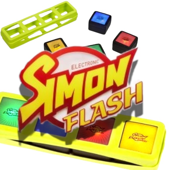 Simon Flash Game Electronic Simon Says Memory Puzzle Game Hasbro - Picture 1 of 9